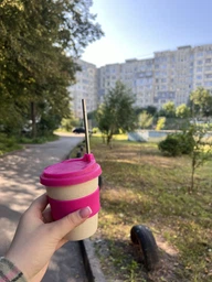 Еко чашка з бамбукового волокна ВЕЛС 350 мг Magenta