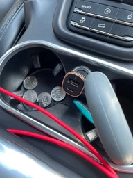 Автомобильное зарядное устройство Duracell | PD 27W | USB-A, TYPE-C | Black-Copper (DR6026A) фото от покупателей 4
