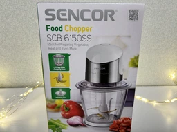 Измельчитель SENCOR 800Вт, стеклянная чаша 1.5л, 4 титановых ножа, чопер (SCB 6150SS-EUE3) фото от покупателей 1