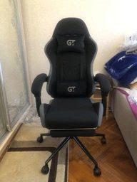 Геймерское кресло GT Racer X-2324 Fabric Black/Gray фото от покупателей 19