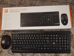 Комплект клавіатура та миша 2E MK410 Wireless, EN/UK/RU, чорний (2E-MK410MWB) фото від покупців 1