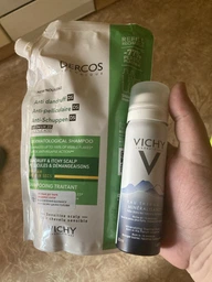 Шампунь Vichy Dercos усиленного действия против перхоти для жирных волос и раздраженной кожи головы 390 мл (3337871331290) фото от покупателей 5
