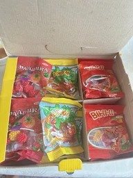 Жевательный мармелад Jellopy Mix Saadet 36 шт × 20 г - фруктовое ассорти в пакетиках фото от покупателей 1