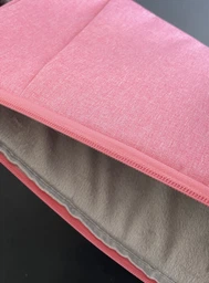 Чохол-сумка для ноутбука макбука MacBook Air/Pro M1 M2 13.3"-14" Рожевий фото від покупців 5