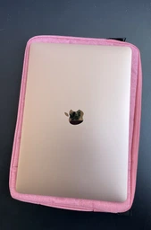 Чохол-сумка для ноутбука макбука MacBook Air/Pro M1 M2 13.3"-14" Рожевий фото від покупців 3