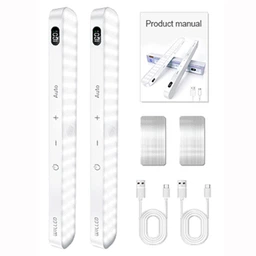 LED лампа на магните с аккумулятором 1300mAh Светодиодная панель с датчиком движения 6000К
