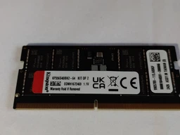 Оперативная память Kingston Fury SODIMM DDR5-5600 65536MB PC5-44800 (Kit of 2x32768) Impact 2Rx8 Black (KF556S40IBK2-64) фото от покупателей 1