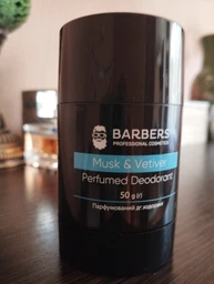 Парфюмированный дезодорант Musk & Vetiver Barbers 50 г 4823109408425 фото от покупателей 7