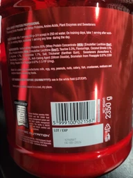 Протеин 100% Whey Protein Professional, 2.35 кг Ваниль Scitec Nutrition 000285665 фото от покупателей 2
