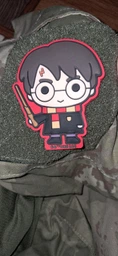 Набір бейджів на липучці Kite Harry Potter Червоно-жовтий х 3 шт (HP24-3012-2)