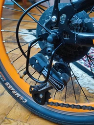 Велосипед City Folding Crossride 20" 12.5" 2023 Оранжевый (0817-2) фото от покупателей 2