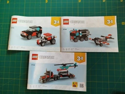 Конструктор LEGO Creator Бортовой грузовик с вертолетом 270 деталей (31146) фото от покупателей 1