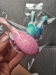 Зубная щетка Brush-Baby Floss Brush от 0 до 3 лет розовая 1 шт фото от покупателей 1