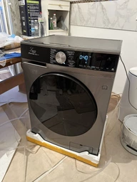 Стиральная машина с сушкой узкая Luxor Wäschetrockner 5947 Max 8 eng Silver Titan EU Titan + 1400 оборотов, серый