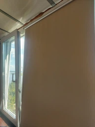 Рулонна штора термо 060 блекаут DecoSharm 45x170 см Помаранчевий фото від покупців 3