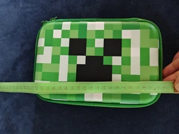 Детский школьный пенал Майнкрафт Minecraft для мальчиков зеленый органайзер 3 отделения фото от покупателей 15