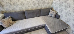 Покрывало-накидка Руно VeLour Серое 160х90 см Двустороннее Велюровое (Р16090.55_Grey) фото от покупателей 7