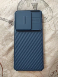 Чохол зі шторкою для камери NILLKIN CamShield Pro для Xiaomi Poco F6 - Blue фото від покупців 1