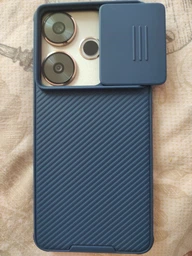 Чохол зі шторкою для камери NILLKIN CamShield Pro для Xiaomi Poco F6 - Blue