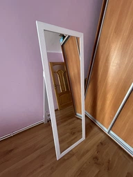 Зеркало напольное в полный рост на подставке большое в классической раме прямоугольное 600х1700 мм Дуб глазго фото от покупателей 7