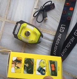 Аккумуляторный туристический аварийный фонарик брелок 3в1, с USB-зарядкой, магнитном и карабином CB-2209 Желтый фото от покупателей 1