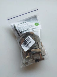 Коннектор Patron FTP RJ 45 Cat.5e экранированный 8P8C 40 шт (CON-RJ-45-8P8C-40-Э)