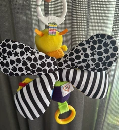 М'яка іграшка підвіска Світлячок Фреді Lamaze L27024 з прорізувачем та пищалкою