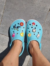 Кроксы Crocs Bayaband Clog Lavender 205089-530-M7/W9 39-40 24,6 см Лавандовые (205089-530) фото от покупателей 17