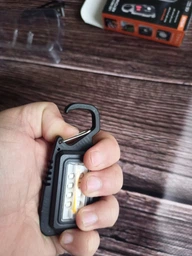 Акумуляторний туристичний аварійний ліхтарик брелок з USB-зарядкою, магнітним та карабіном W5139 ( 5 режимів ) фото від покупців 1