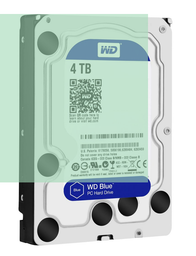 Жесткий диск Western Digital Blue 4TB 5400rpm 256MB WD40EZAX 3.5 ...