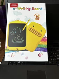 Детский LCD планшет для рисования Beiens Утенок 10" Multicolor (К1001white) белый фото от покупателей 6