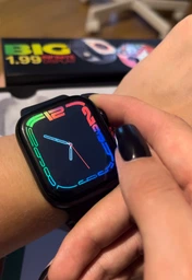 Смарт Часы T800 pro max Smart Watch с сменным ремешком pink фото от покупателей 4