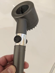 Душевая насадка массажная воронка для душа с фильтром Turbocharged shower head 4в1 силиконовые массажные шипы 3 режима подачи воды и 4 фильтра и мочалка фото от покупателей 2