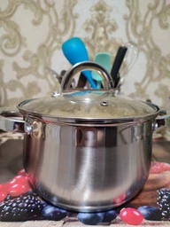 Каструля Aureti Per Tutti з кришкою 18 см 3 л (78451) фото від покупців 3