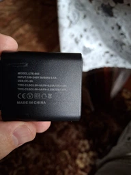 Зарядний пристрій Блок живлення для телефону 3 порти 65W 1 USB + 2 Type-C PD + QC3.0 Блок зарядки для Samsung, iPhone, Xiaomi, Redmi фото від покупців 2