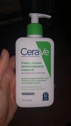 Очищающая увлажняющая эмульсия CeraVe для нормальной и сухой кожи лица и тела 236 мл (3337875597180) фото от покупателей 1