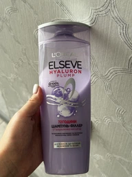 Шампунь-филлер L'Oreal Paris Elseve Hyaluron Plump для волос, нуждающихся в увлажнении и объеме 400 мл (3600524029876​) фото от покупателей 3