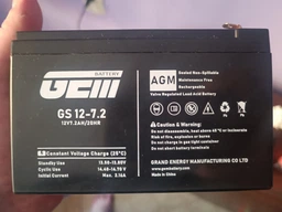 Аккумуляторная батарея GEM Battery 12V-7.2Ah AGM F1/F2 (GS 12-7.2)