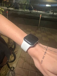 Силіконовий спортивний ремінець Fruct Sport Band для Apple Watch 42/44/45/46/49 mm (S/M) (16-20 см) Midnight фото від покупців 8
