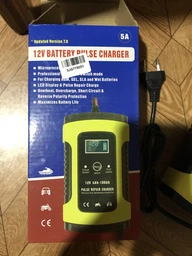 Зарядное устройство для автомобильного аккумулятора Foxsur 12V 5A, 4-100 А-ч "updated version 7.0" фото от покупателей 7