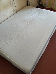 Простынь на резинке Viluta ранфорс - 140x200+25 Белый