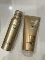 Мусс-автозагар для тела Dove Summer Revived от Светлого до среднего 150 мл (8710847962769) фото от покупателей 2