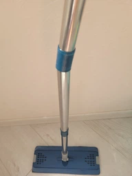 Набiр для прибирання швабра ледар з відром 8 л Scratch cleaning Mop Blue 360° З віджимом і складною ручкою Змінні насадки з мікрофібри фото від покупців 1