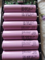 Аккумулятор Samsung 18650 Li-Ion INR18650-35, 3350mAh, 8A, 4.2/3.6/2.5V Pink (YT12402) фото от покупателей 17