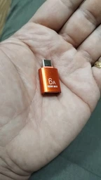 Адаптер OTG, 6 А, Type C на USB, 120 Вт (помаранчевий)