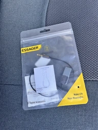 Аудіоадаптер бездротовий Essager AUX 3.5мм приймач в авто Bluetooth 5.0 музичний передавач, ресивер фото від покупців 2