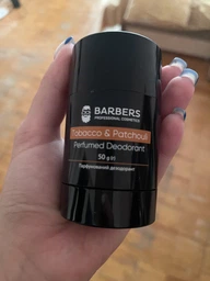 Парфумований дезодорант Barbers Tobacco & Patchouli, для чоловіків, 50 г (289490) фото від покупців 2