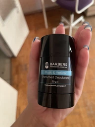 Парфюмированный дезодорант Musk & Vetiver Barbers 50 г 4823109408425 фото от покупателей 5