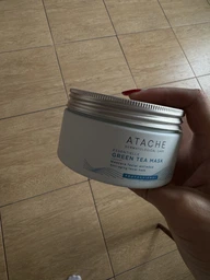 Восстанавливающая успокаивающая маска ATACHE Essentielle Reafirming Mask Green Tea 50 мл фото от покупателей 4