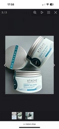 Восстанавливающая успокаивающая маска ATACHE Essentielle Reafirming Mask Green Tea 50 мл фото от покупателей 3